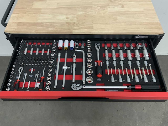 Stahlgruppe - jumbo - gereedschapswagen + 4 in 1 accugereedschap - afbeelding 10 van  14