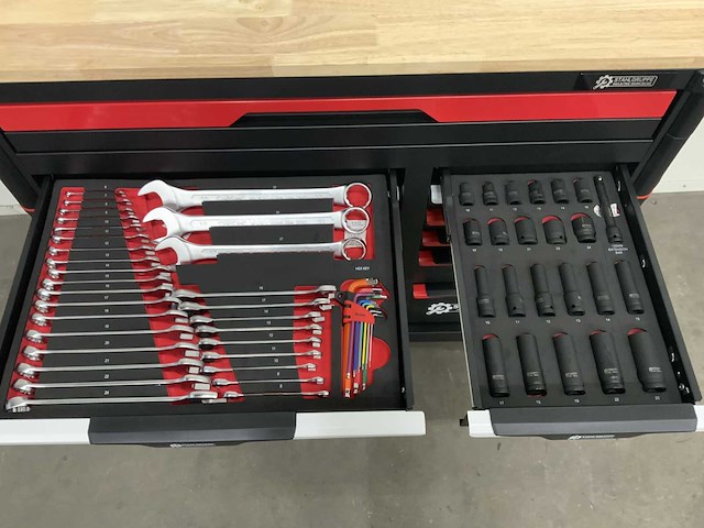 Stahlgruppe - jumbo - gereedschapswagen + 4 in 1 accugereedschap - afbeelding 11 van  14