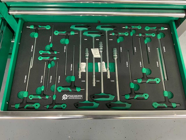 Stahlgruppe - jumbo xxl prof - gereedschapswagen11 laden 386 pcs - afbeelding 4 van  15