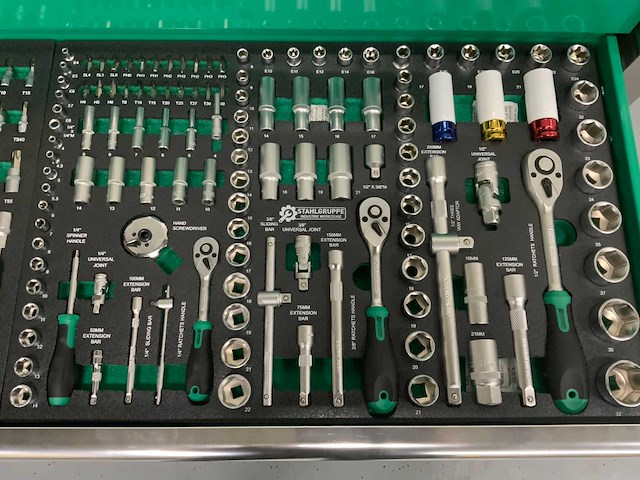 Stahlgruppe - jumbo xxl prof - gereedschapswagen11 laden 386 pcs - afbeelding 13 van  15