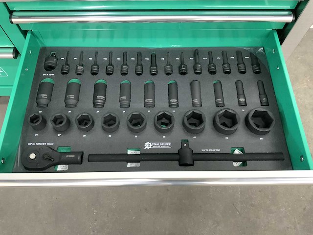 Stahlgruppe - jumbo xxl prof + 4 in 1 set - gereedschapswagen - afbeelding 3 van  15