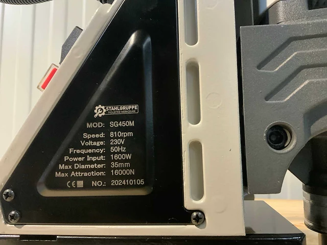 Stahlgruppe - magneetboormachine sg450m in koffer - afbeelding 2 van  15