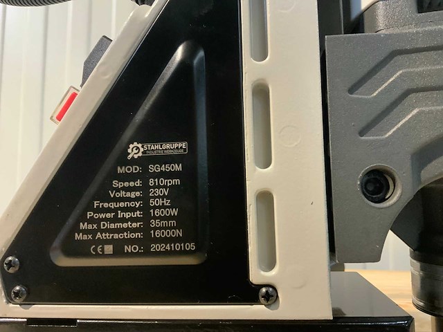 Stahlgruppe - magneetboormachine sg450m in koffer - afbeelding 4 van  19