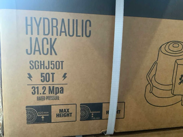 Stahlgruppe - pneumatisch hydraulische krik 50t - afbeelding 3 van  13
