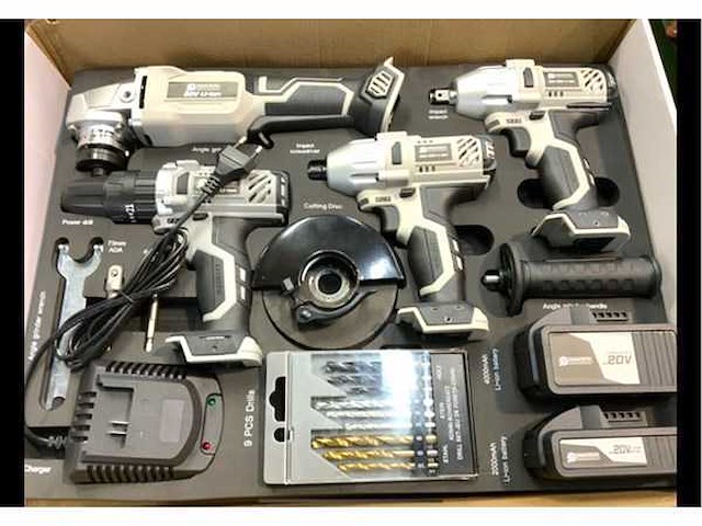 Stahlgruppe - powertool set 4 machines incl accu's - afbeelding 3 van  24