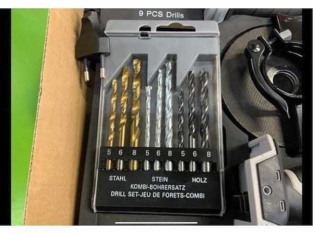 Stahlgruppe - powertool set 4 machines incl accu's - afbeelding 9 van  24