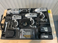 Stahlgruppe - powertool set 4 machines incl accu's - afbeelding 1 van  24