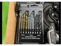Stahlgruppe - powertool set, schroefmachine, boormachine, slagmoersleutel, haakse slijper, 2 accu’s - afbeelding 4 van  17