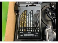 Stahlgruppe - powertool set, schroefmachine, boormachine, slagmoersleutel, haakse slijper, 2 accu’s - afbeelding 12 van  17