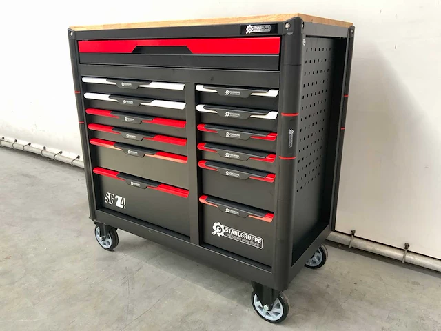 Stahlgruppe - sg24 - 294delig - gereedschapswagen - afbeelding 2 van  20