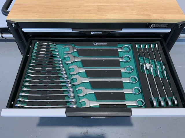 Stahlgruppe - sg36 - gereedschapswagen, 7 laden 307 pcs gereedschap - afbeelding 9 van  13