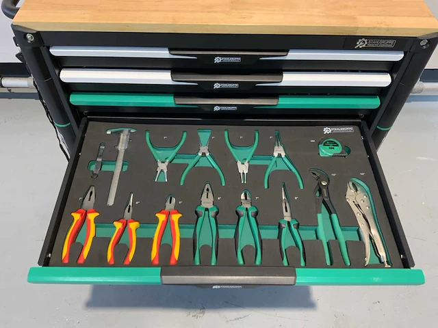 Stahlgruppe - sg36 - gereedschapswagen, 7 laden 307 pcs gereedschap - afbeelding 11 van  13