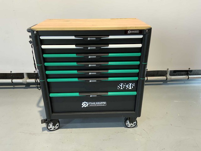 Stahlgruppe - sg36 - gereedschapswagen, 7 laden 307 pcs - afbeelding 6 van  13