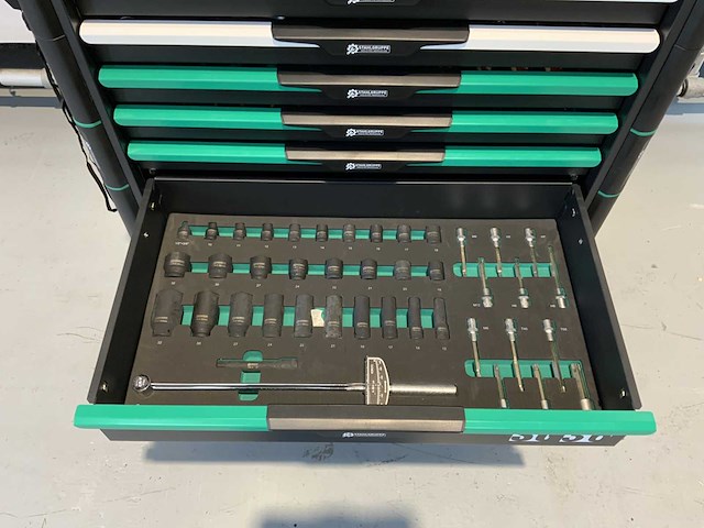 Stahlgruppe - sg36 - gereedschapswagen, 7 laden 307 pcs - afbeelding 13 van  13