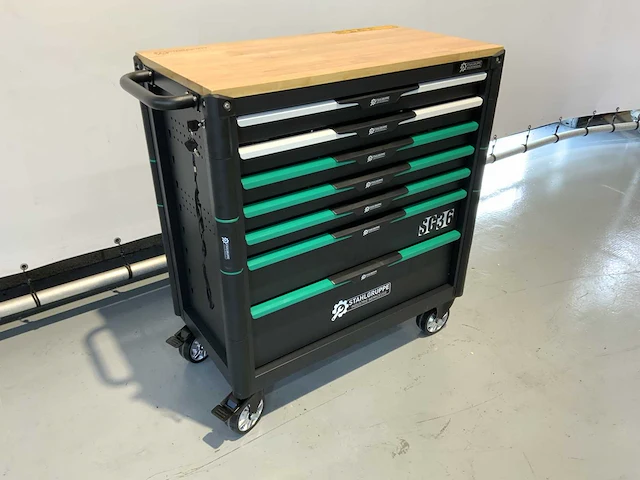 Stahlgruppe - sg36 - gereedschapswagen, 7 laden 307 pcs - afbeelding 1 van  13