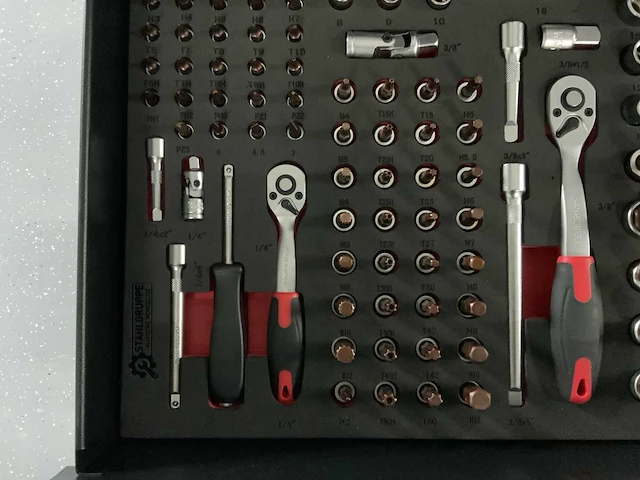Stahlgruppe - xl pro deluxe - gereedschapswagen, 13 laden, 327 pcs - afbeelding 22 van  30