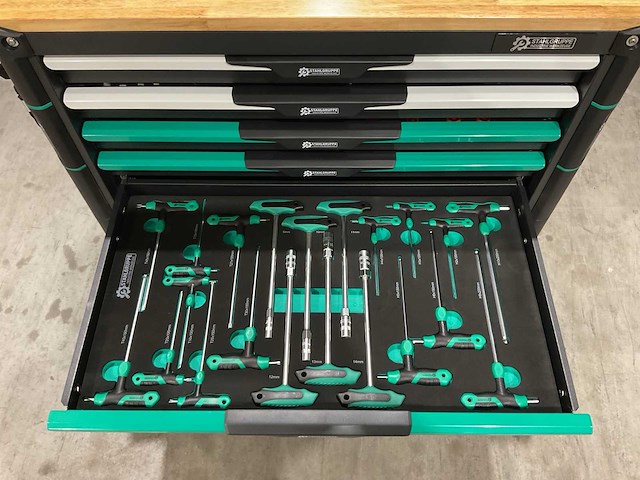 Stahlgruppe 7 laden met 307 pcs sg36 nl181477240227 werkbank - afbeelding 7 van  18