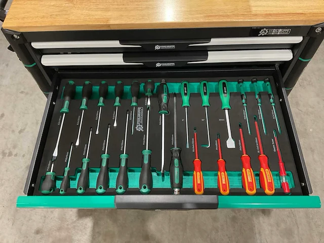 Stahlgruppe 7 laden met 307 pcs sg36 nl181477240227 werkbank - afbeelding 5 van  18