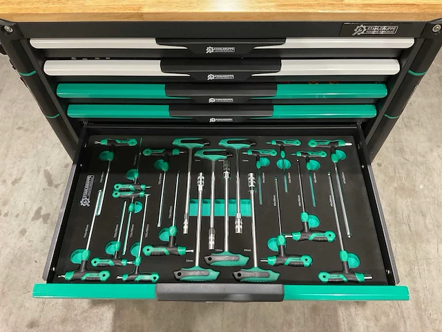 Stahlgruppe 7 laden met 307 pcs sg36 nl181477240227 werkbank - afbeelding 7 van  18