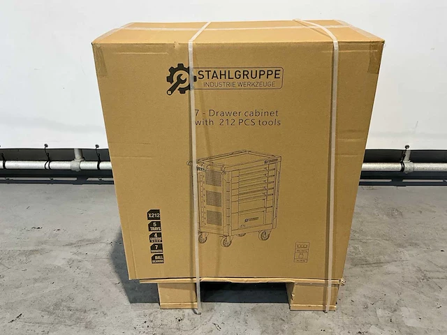 Stahlgruppe gereedschapswagen 7 laden, 212 pcs gereedschap - afbeelding 6 van  15