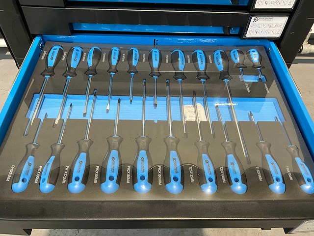 Stahlgruppe gereedschapswagen 7 laden, 212 pcs gereedschap - afbeelding 9 van  15