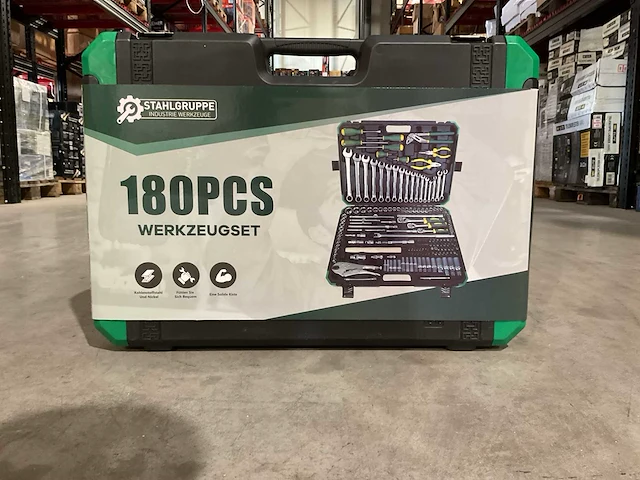 Stahlgruppe gs-b5180m 180 stuks handgereedschap set - afbeelding 1 van  10