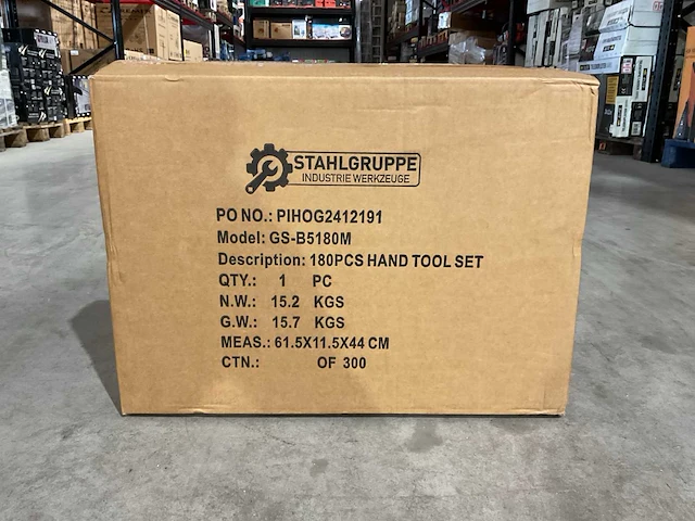 Stahlgruppe gs-b5180m 180 stuks handgereedschap set - afbeelding 6 van  10