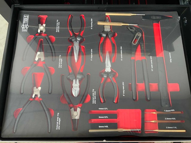 Stahlgruppe sg11 gereedschapswagen 258 delig - afbeelding 10 van  14