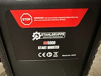 Stahlgruppe sg5000 startbooster - 12v 24v - professional - 4400a piek - afbeelding 4 van  5
