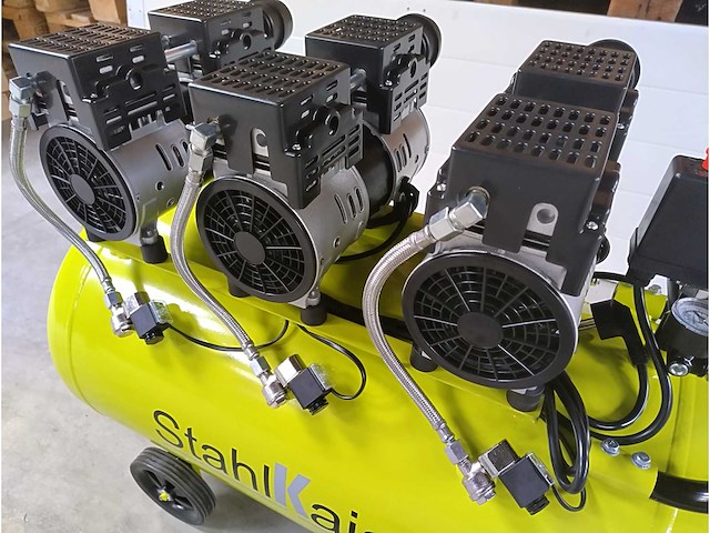 Stahlkaiser - 2025 - 3*4j-750-100l - olievrije compressor - afbeelding 7 van  12