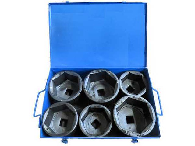 Stahlkaiser - 2025 - extra lang xxxl 1" - 6 delige krachtdoppenset - afbeelding 4 van  4