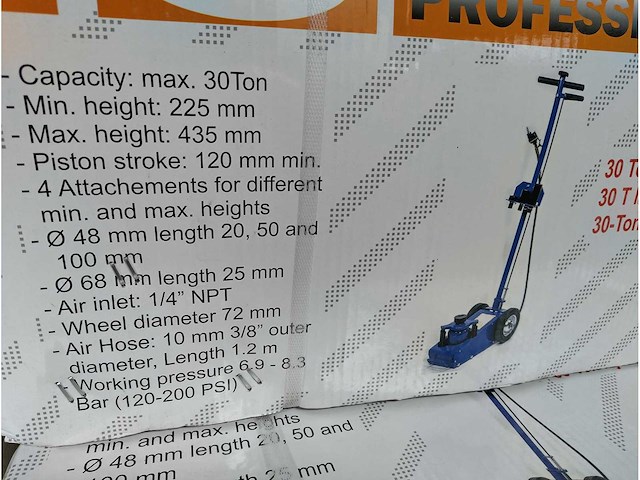 Stahlkaiser - 2025 - hydraulisch - garagekrik 30 ton - afbeelding 8 van  8