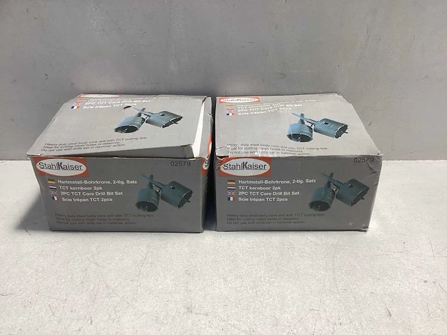 Stahlkaiser - 80 + 65 mm - 2 diamant dozenboren - 80 + 65 mm (2x) - afbeelding 1 van  4