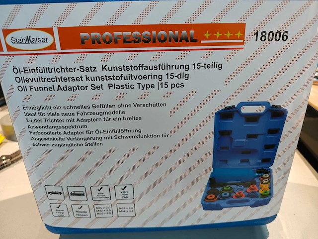 Stahlkaiser - olie vultrechter set - afbeelding 6 van  7