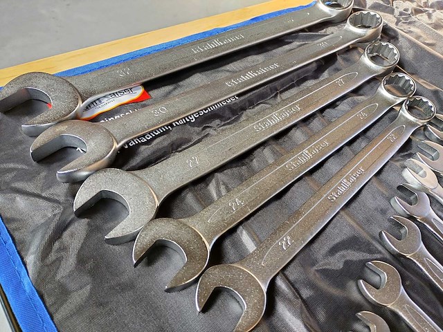 Stahlkaiser - steek en ringsleutels 17 delig - afbeelding 4 van  6