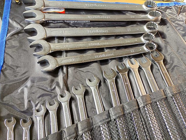 Stahlkaiser - steek en ringsleutels 17 delig - afbeelding 6 van  6