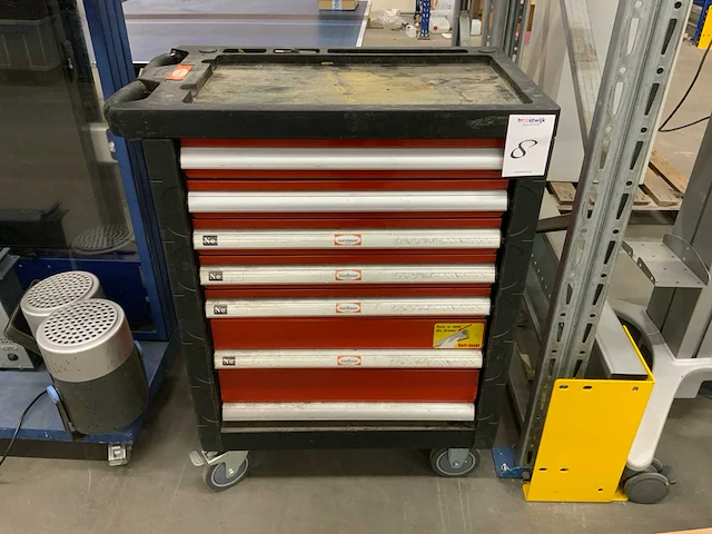 Stahlkaiser gereedschapswagen met inhoud - afbeelding 1 van  9