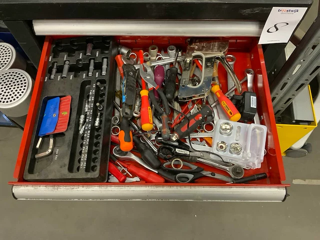 Stahlkaiser gereedschapswagen met inhoud - afbeelding 4 van  9
