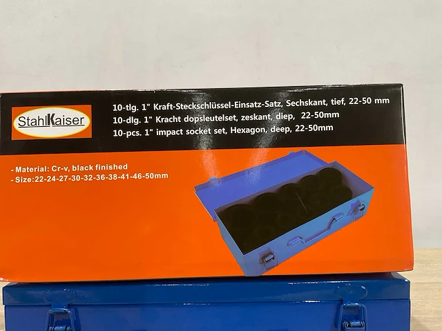 Stahlkaiser kracht dopsleutel set 10 delig - afbeelding 6 van  6