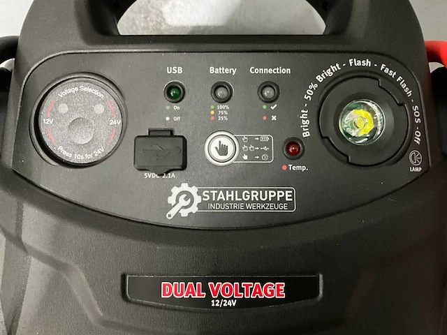 Stahltech - sp250 - 2025 - 12/24 volt - li-ion startbooster - afbeelding 7 van  11