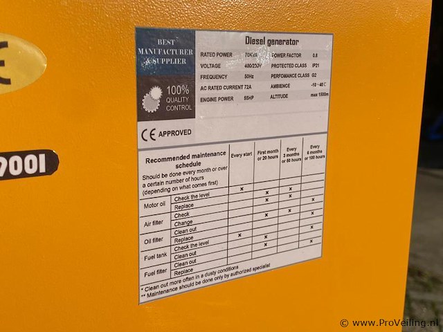 Stahltech 70kva diesel generator - afbeelding 11 van  11