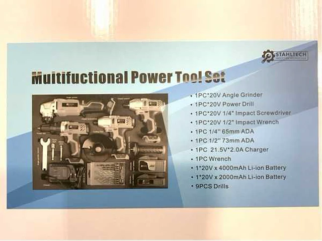 Stahltech multi functioneel accu gereedschap - afbeelding 6 van  12