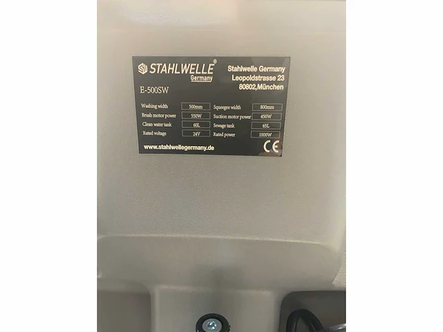 Stahlwelle - e-500sw - straatveegmachine - afbeelding 14 van  16