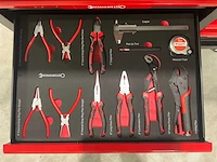 Stahlwelt - stw222 - met achterwand en kastjes - gereedschap wagen gevuld - afbeelding 11 van  19