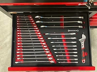 Stahlwelt - stw222 - met achterwand en kastjes - gereedschap wagen gevuld - afbeelding 8 van  19