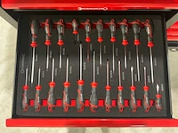 Stahlwelt stw222 gereedschapswagen met achterwand en kastjes - afbeelding 2 van  19