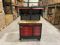 Stahlwelt stw222 gereedschapswagen met achterwand en kastjes - afbeelding 12 van  19
