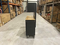 Stahlwelt stw222 gereedschapswagen met achterwand en kastjes - afbeelding 13 van  19