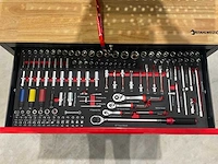 Stahlwelt stw222 gereedschapswagen met achterwand en kastjes - afbeelding 16 van  19