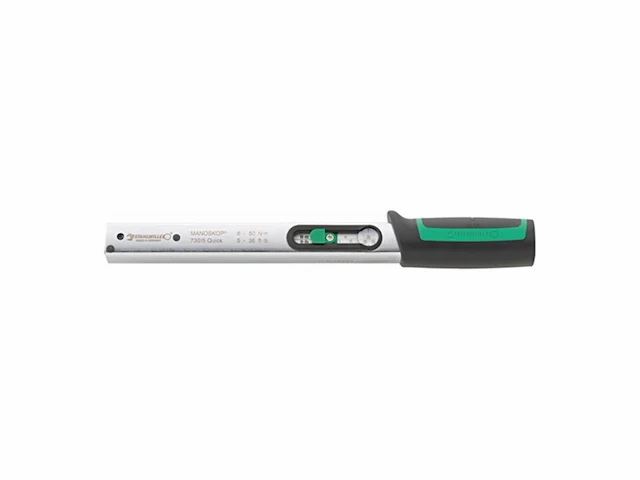Stahlwille momentsleutel manoskop no.730/5 quick 6-50 n-m wkz.aufn.9x12mm - afbeelding 1 van  3